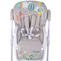Scaun pentru hranire Moni Muffin (Grey) Thumb