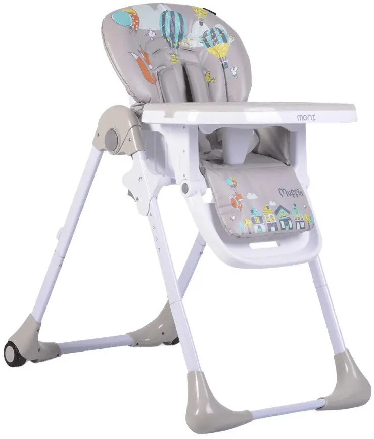 Scaun pentru hranire Moni Muffin (Grey)