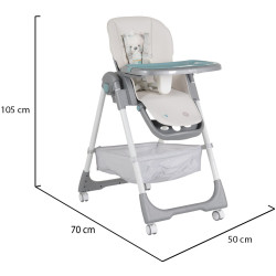 Scaun pentru hranire Moni Raffy (Mint) Thumb