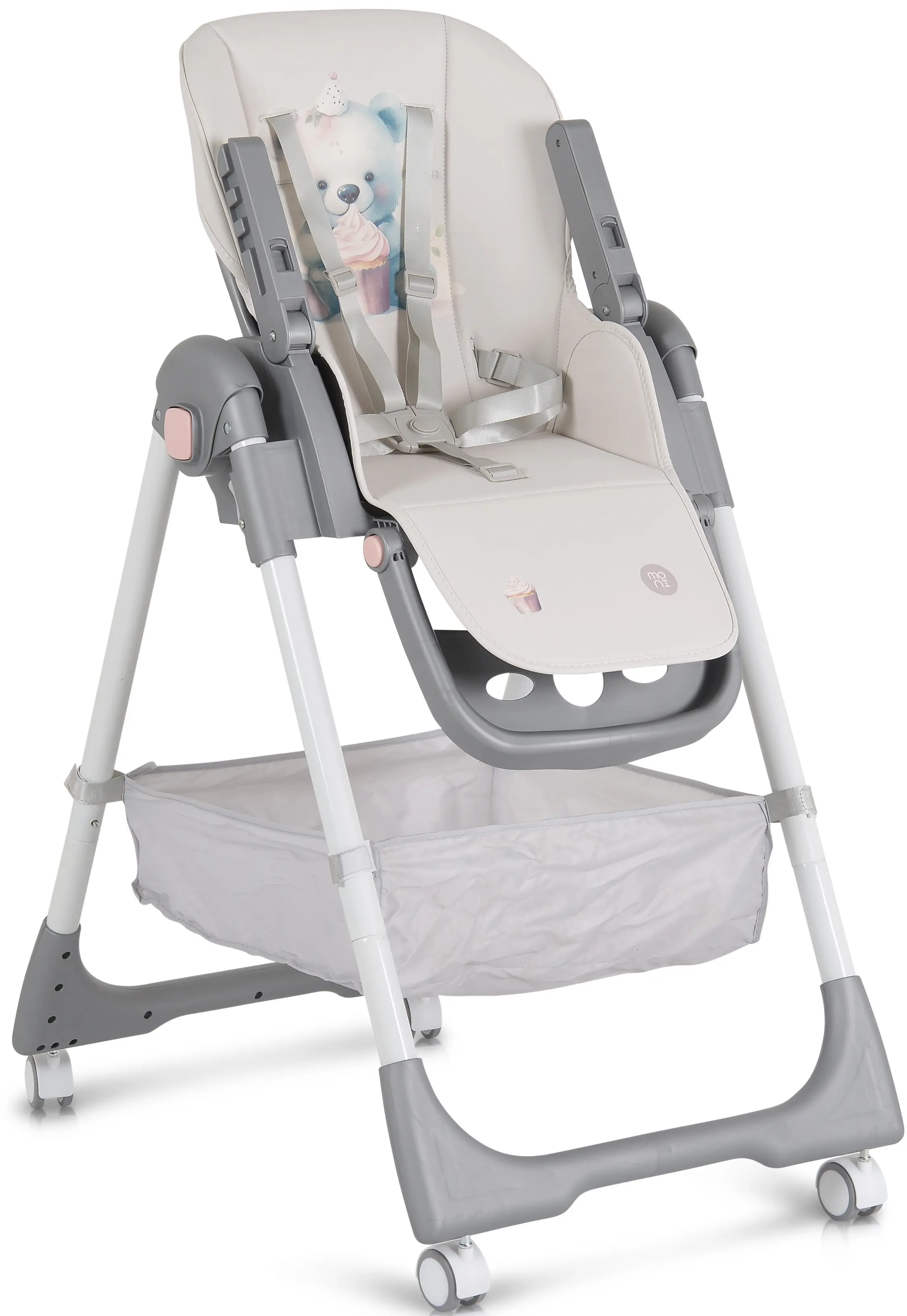 Scaun pentru hranire Moni Raffy (Pink)