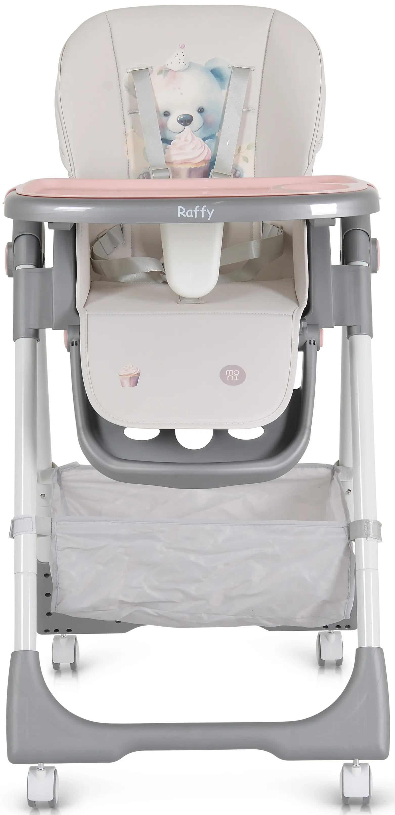 Scaun pentru hranire Moni Raffy (Pink)