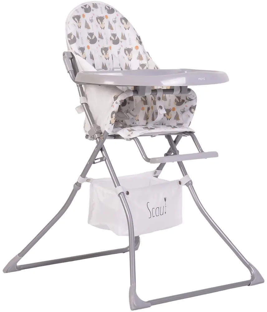 Scaun pentru hranire Moni Scaut (Grey)