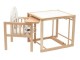 Scaun pentru hranire 2in1 New Baby Victory (Natural)