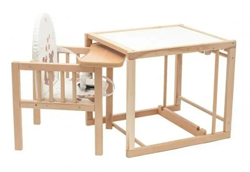 Scaun pentru hranire 2in1 New Baby Victory (Natural) - 2