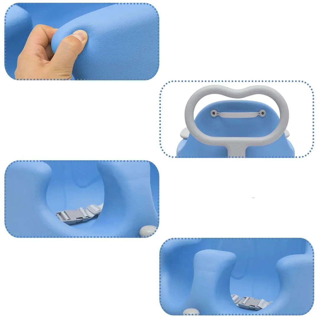 Masa de calculator Costway BB5641BL (Blue/Grey) - 5