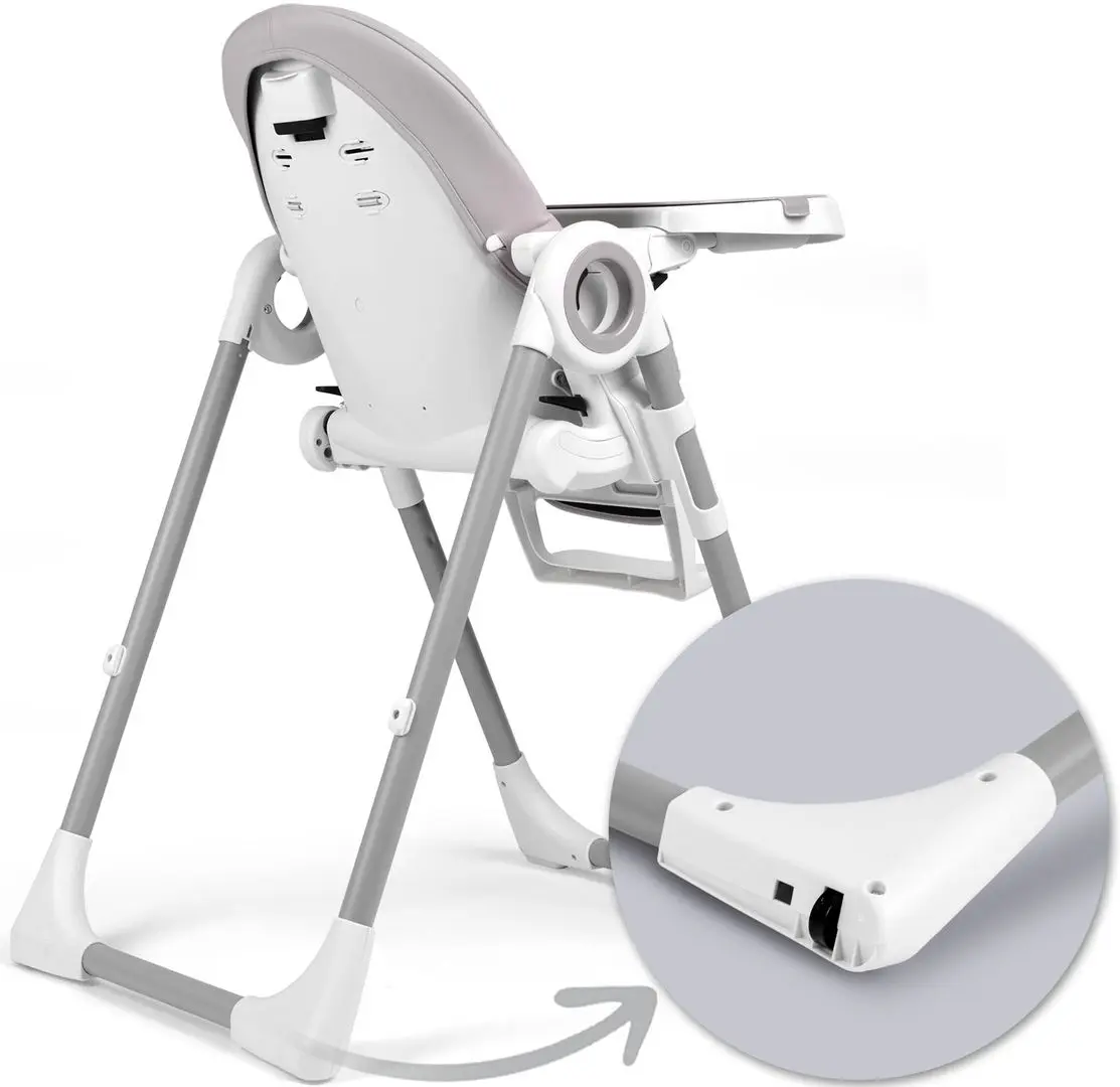 Стульчик для кормления и дуга с игрушками Nukido Belo (Heather/White) - 3