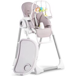 Стульчик для кормления и дуга с игрушками Nukido Belo (Heather/White)