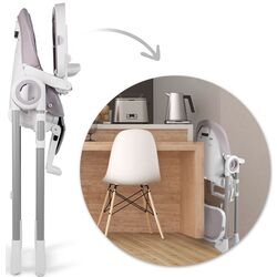 Стульчик для кормления и дуга с игрушками Nukido Belo (Heather/White) Thumb