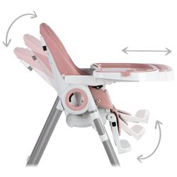 Стульчик для кормления и дуга с игрушками Nukido Belo (Pink) Thumb
