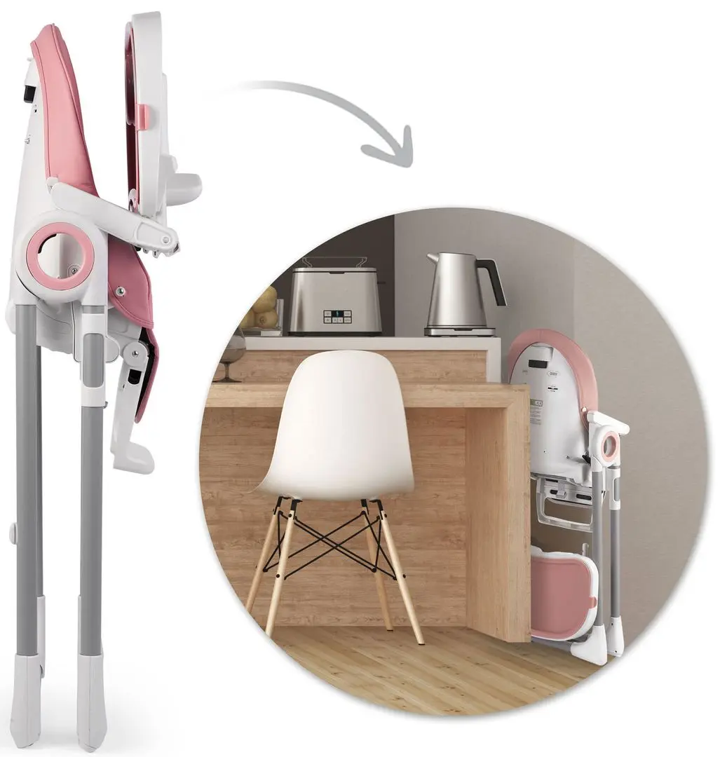 Стульчик для кормления и дуга с игрушками Nukido Belo (Pink) - 7