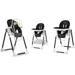 Стульчик для кормления Nukido Belo (Black/White) Thumb