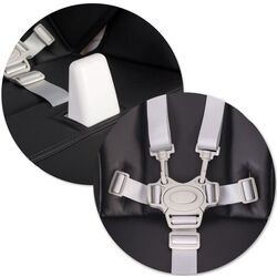 Стульчик для кормления Nukido Belo (Black/White) Thumb