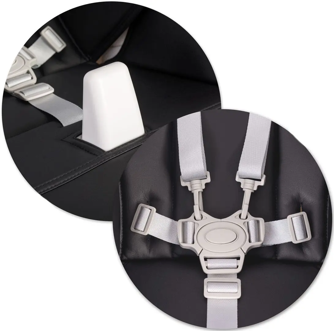 Стульчик для кормления Nukido Belo (Black/White) - 9