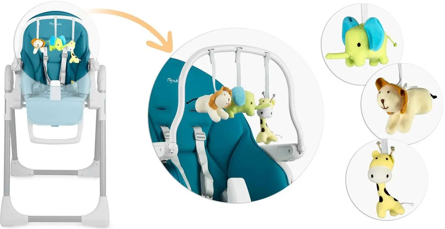 Стульчик для кормления Nukido Belo (Dark Blue) - 9