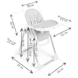 Стульчик для кормления Nukido Belo (Dark Blue) Thumb