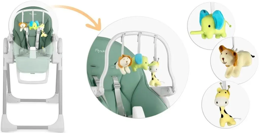 Стульчик для кормления Nukido Belo (Green) - 4