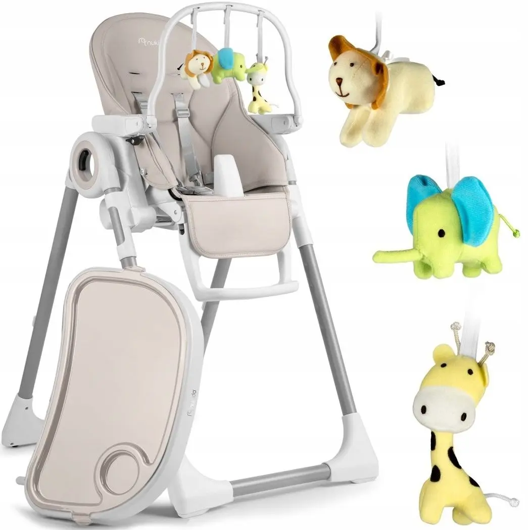 Стульчик для кормления Nukido Belo (Grey) - 2