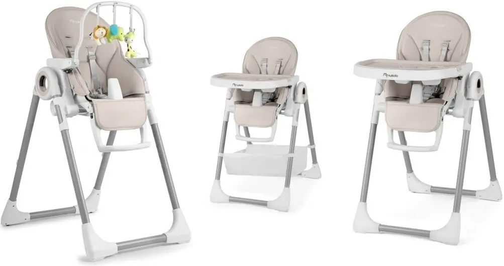 Стульчик для кормления Nukido Belo (Grey) - 6
