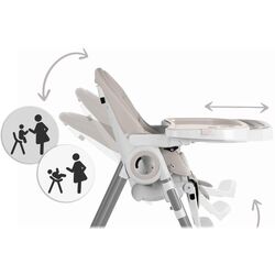 Стульчик для кормления Nukido Belo (Grey) Thumb