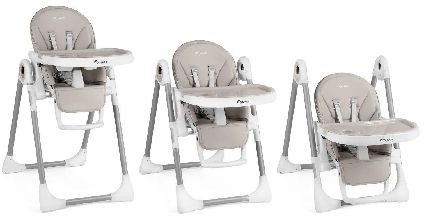 Стульчик для кормления Nukido Belo (Grey) - 4