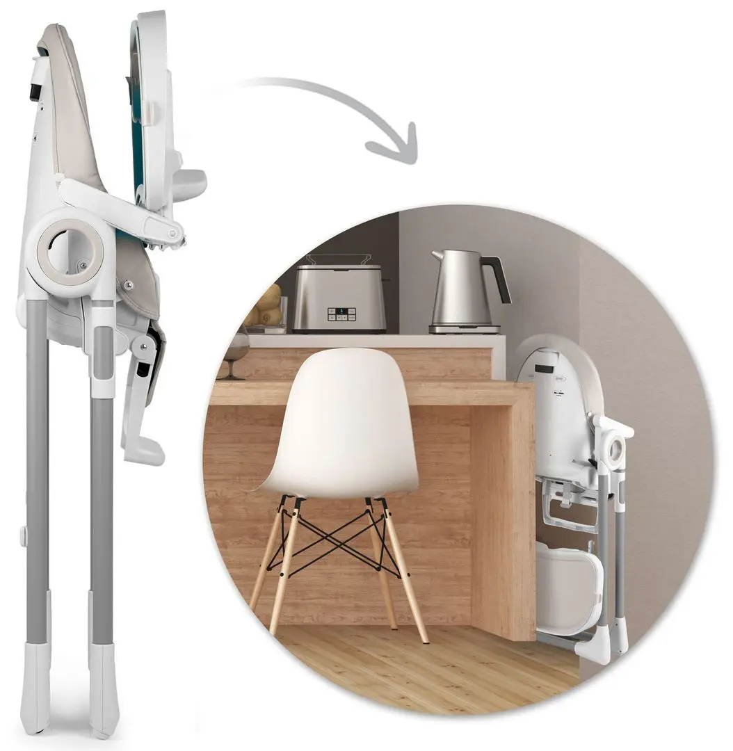 Стульчик для кормления Nukido Belo (Grey) - 5