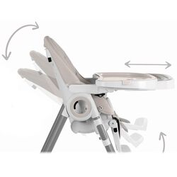 Стульчик для кормления Nukido Belo (Grey) Thumb