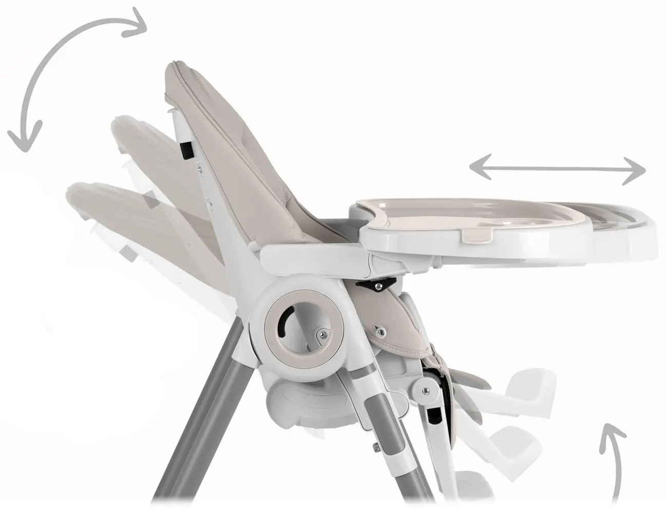 Стульчик для кормления Nukido Belo (Grey) - 6