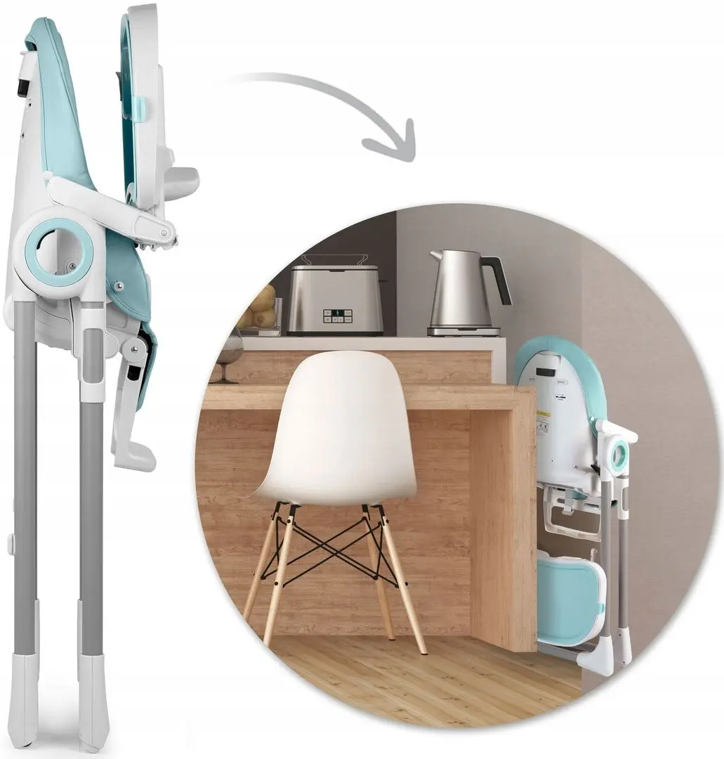 Стульчик для кормления Nukido Belo (Light Blue) - 9
