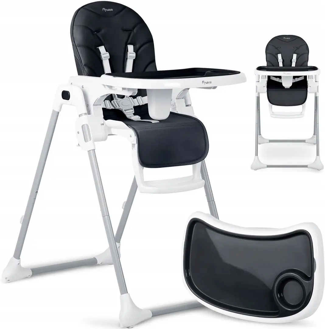 Стульчик для кормления Nukido Tulo (Black) - 2