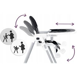 Стульчик для кормления Nukido Tulo (Black) Thumb