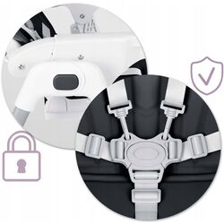 Стульчик для кормления Nukido Tulo (Black) Thumb