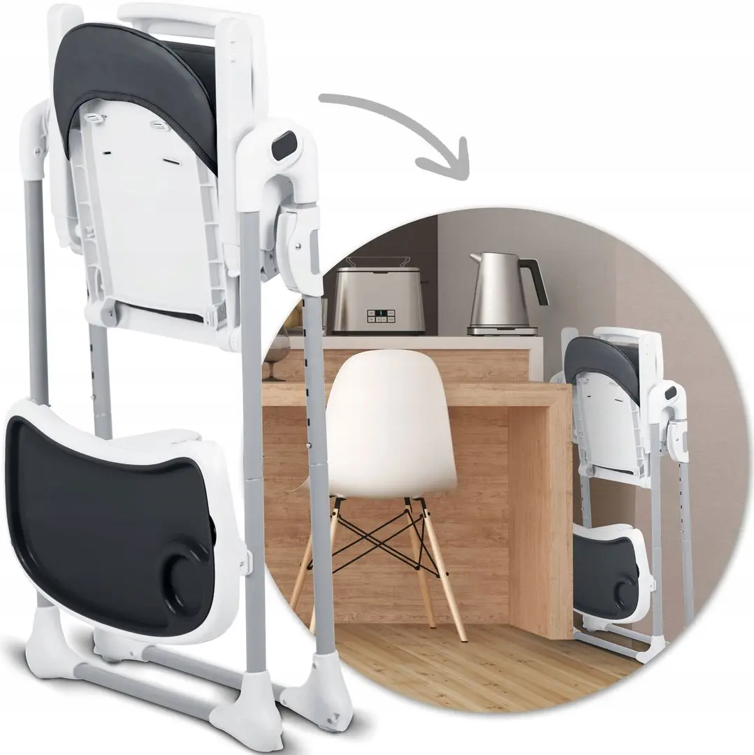 Стульчик для кормления Nukido Tulo (Black) - 7