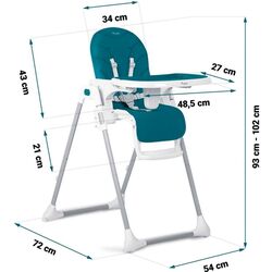 Стульчик для кормления Nukido Tulo (Blue) Thumb