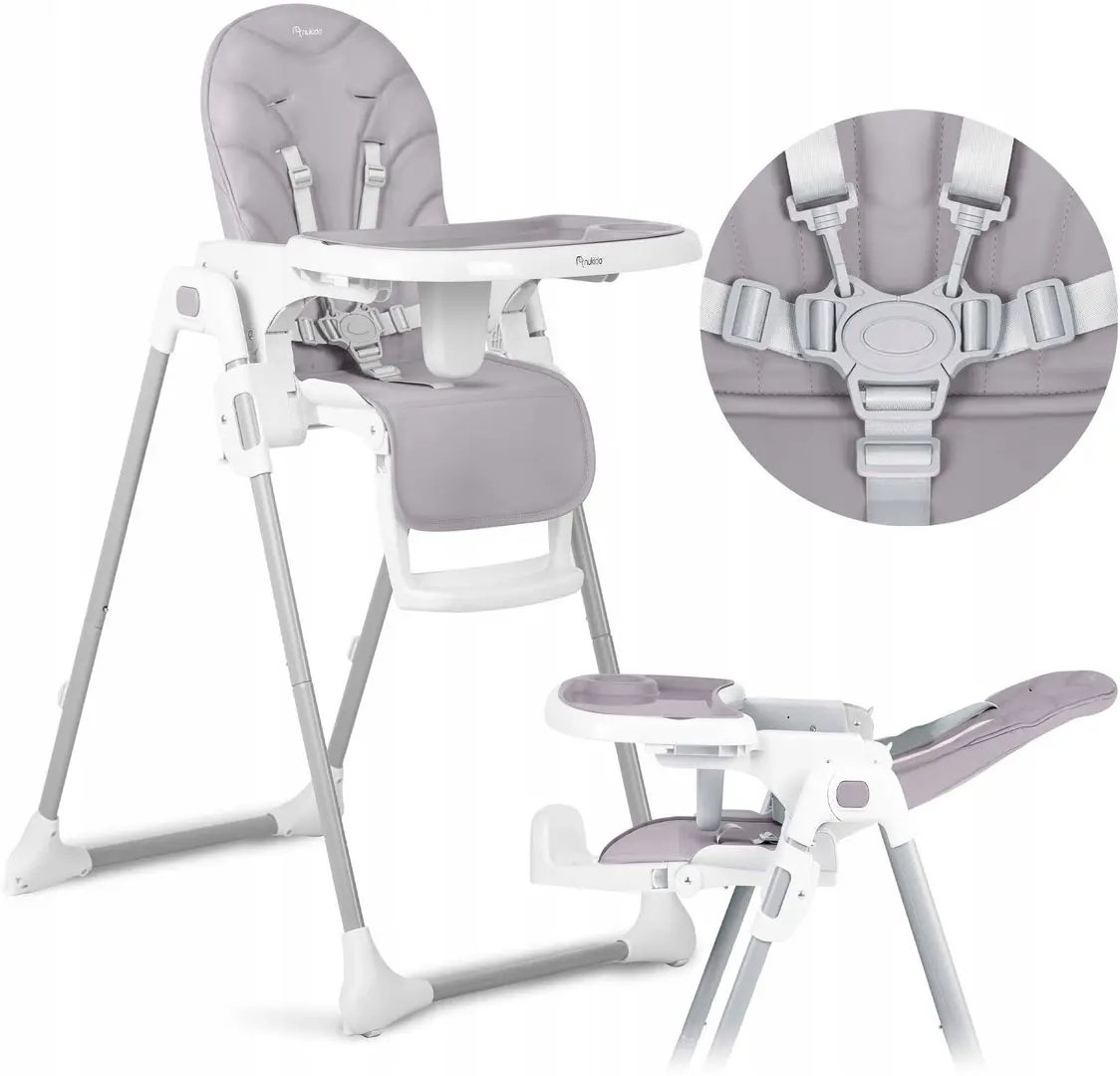 Стульчик для кормления Nukido Tulo (Light Gray) - 2