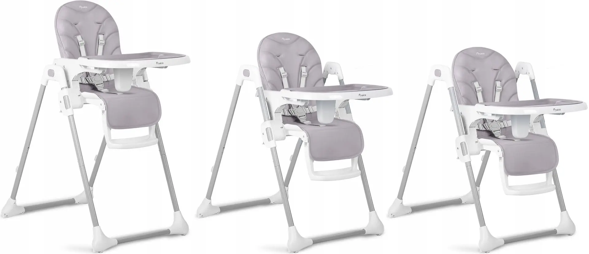 Стульчик для кормления Nukido Tulo (Light Gray) - 4
