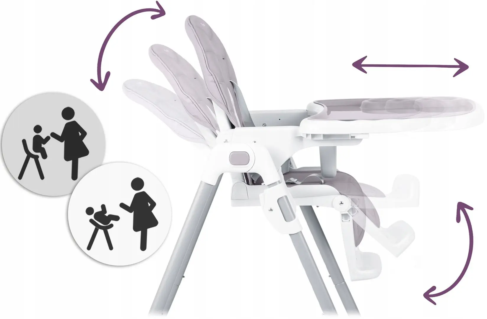 Стульчик для кормления Nukido Tulo (Light Gray) - 7