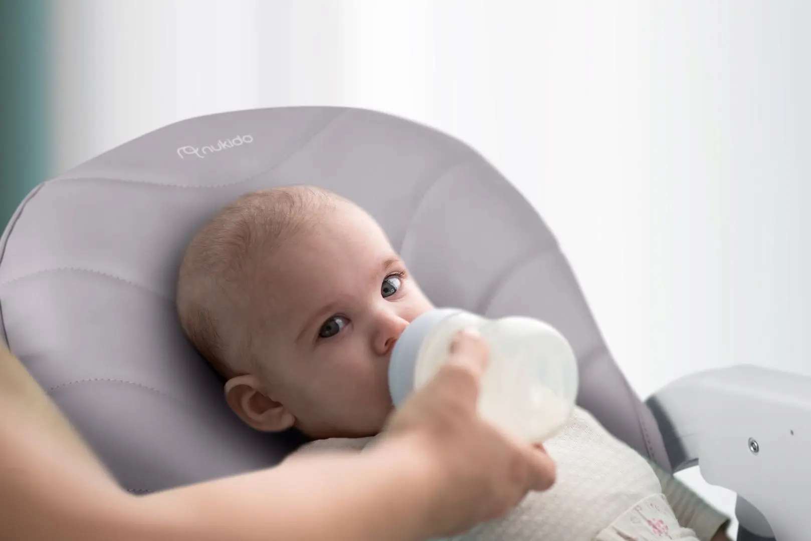 Стульчик для кормления Nukido Tulo (Light Gray) - 10