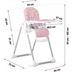 Стульчик для кормления Nukido Tulo (Pink) Thumb