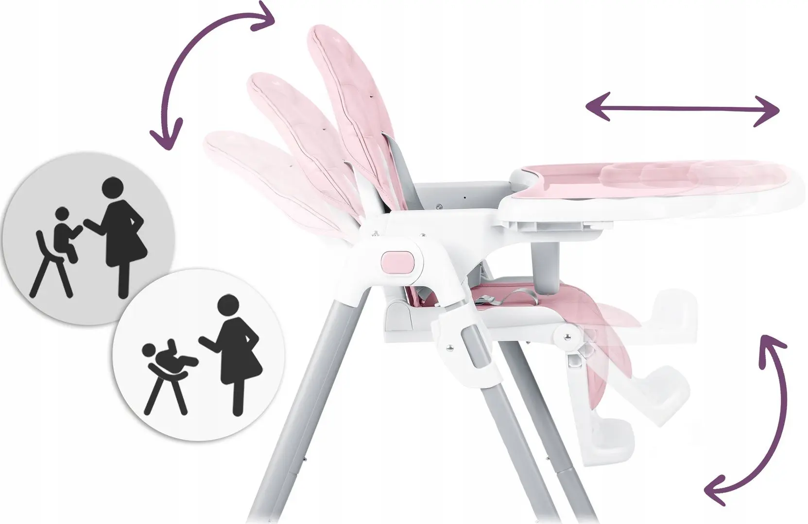 Стульчик для кормления Nukido Tulo (Pink) - 8