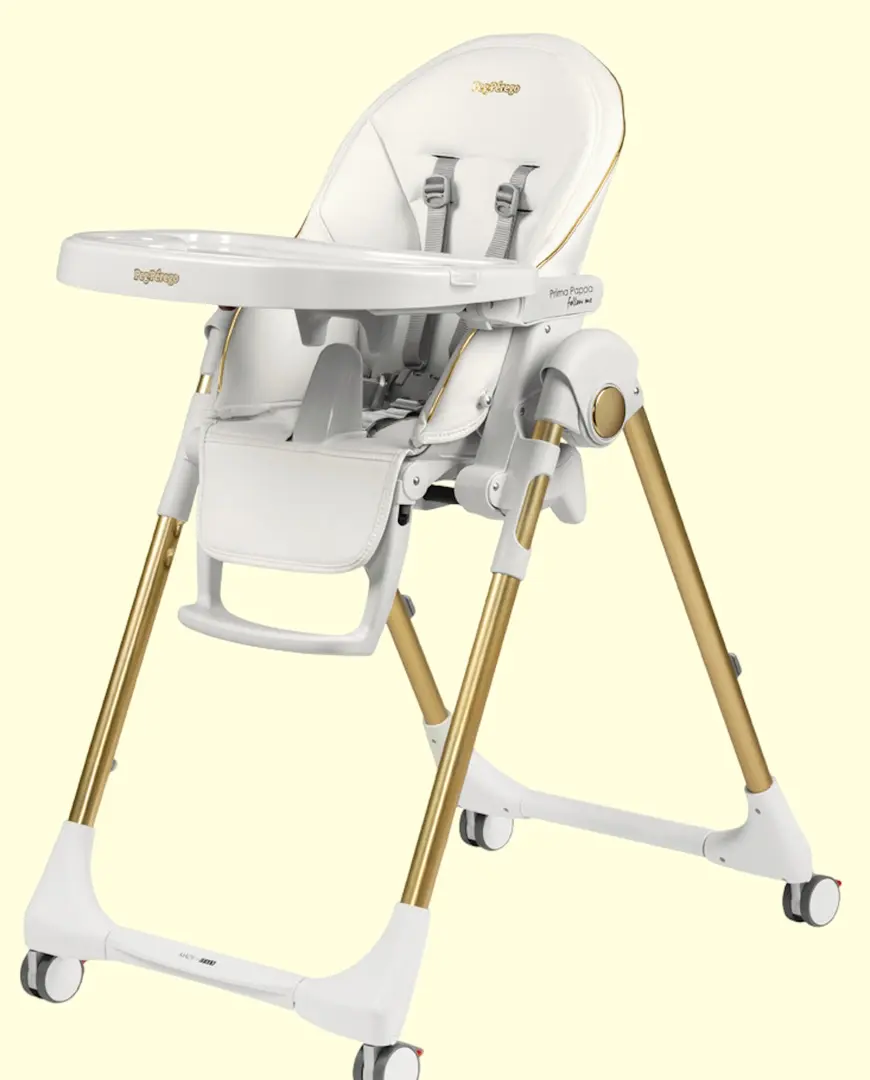 Scaun pentru hranire Peg-Perego Prima Pappa Follow Me (Gold)