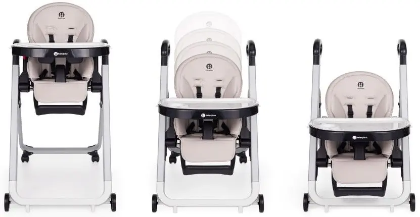 Scaun pentru hranire Petite&Mars Tasty (Jasmine Honey)