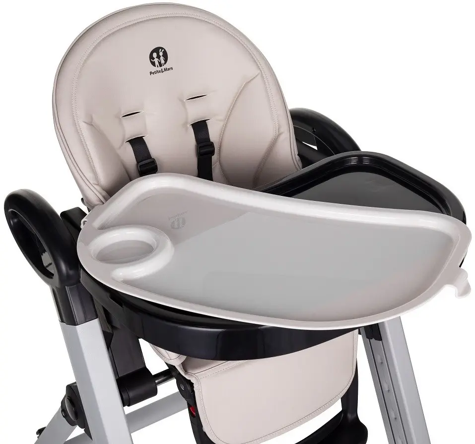 Scaun pentru hranire Petite&Mars Tasty (Jasmine Honey)