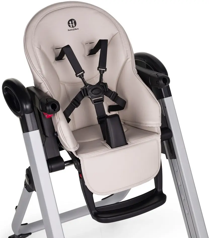 Scaun pentru hranire Petite&Mars Tasty (Jasmine Honey)