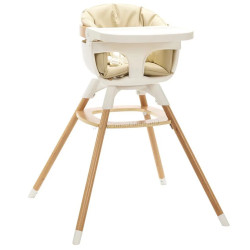 Scaun pentru hranire 4in1 Premaman Vaniya 2.0 (White/Beige)