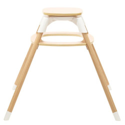 Scaun pentru hranire 4in1 Premaman Vaniya 2.0 (White/Beige) Thumb