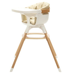 Scaun pentru hranire 4in1 Premaman Vaniya 2.0 (White/Beige) Thumb