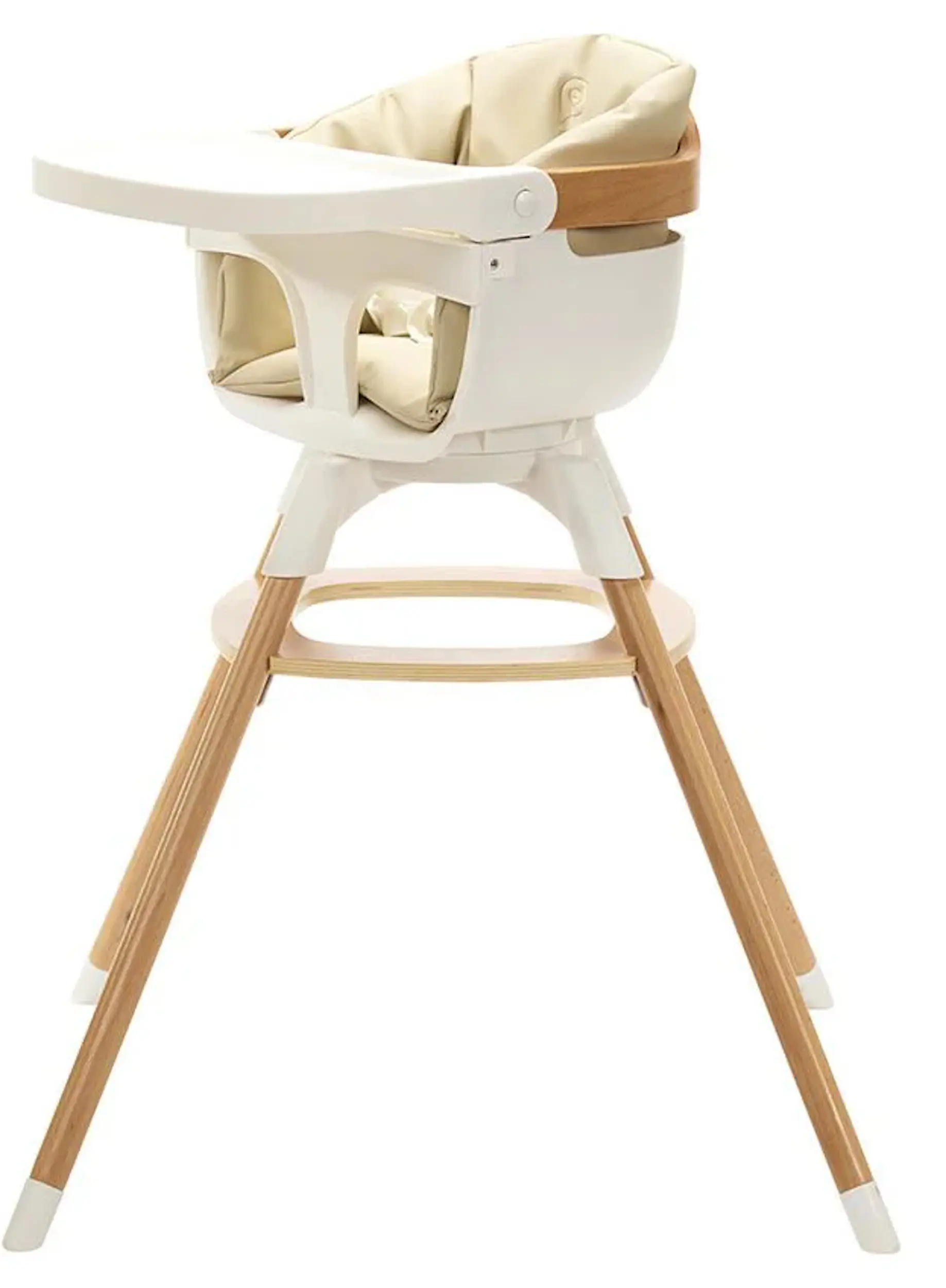 Scaun pentru hranire 4in1 Premaman Vaniya 2.0 (White/Beige) - 6