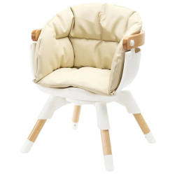 Scaun pentru hranire 4in1 Premaman Vaniya 2.0 (White/Beige) Thumb