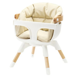 Scaun pentru hranire 4in1 Premaman Vaniya 2.0 (White/Beige) Thumb