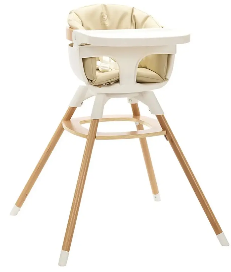 Scaun pentru hranire 4in1 Premaman Vaniya 2.0 (White/Beige)